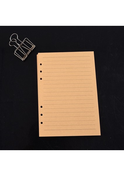 NO.2023 Tarzı A6 A5 A6 A7 Siyah Zanaat Beyaz Gevşek Yaprak Defter Dolum Spiral Ciltleyici Iç Sayfa Çizgi Nokta Izgara Iç Kağıt Kırtasiye (Yurt Dışından)