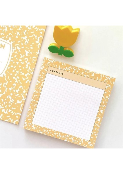 Turuncu Tarzı Mınkyeets Kawaii Izgara Not Not Defterleri Kağıt Günlük Yapılacaklar Kontrol Listesi Paperlaria Okul Kırtasiye (Yurt Dışından)