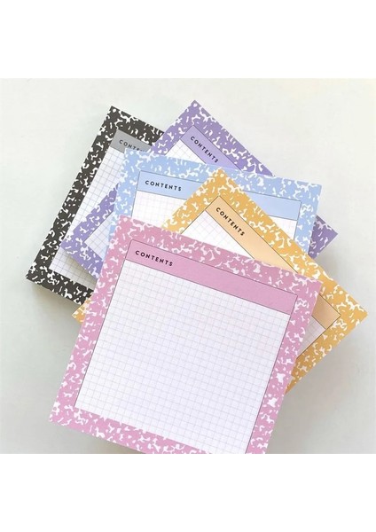 Turuncu Tarzı Mınkyeets Kawaii Izgara Not Not Defterleri Kağıt Günlük Yapılacaklar Kontrol Listesi Paperlaria Okul Kırtasiye (Yurt Dışından) fiyatları