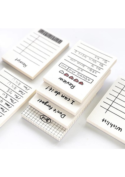 E Tarzı Mplicity Sevimli Stilleri Bloknot Scrapbooking Dekorasyon Ofis Malzemeleri Kore Kırtasiye Planlayıcısı Yapışkan Notlar (Yurt Dışından) fiyatları