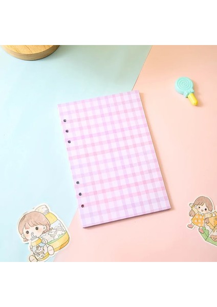 Mor Tarzı A5 A5 A6 A7 Siyah Zanaat Beyaz Gevşek Yaprak Defter Dolum Spiral Ciltleyici Iç Sayfa Çizgi Nokta Izgara Iç Kağıt Kırtasiye (Yurt Dışından)