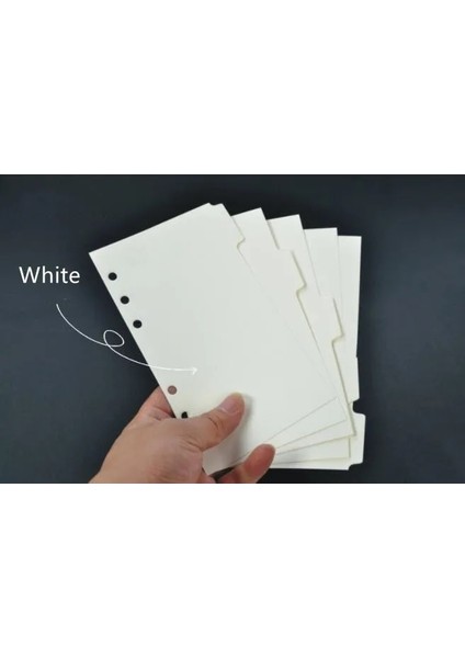 Beyaz Stil A6 A5 A6 A7 Siyah Zanaat Beyaz Gevşek Yaprak Defter Dolum Spiral Ciltleyici Iç Sayfa Çizgi Nokta Izgara Iç Kağıt Kırtasiye (Yurt Dışından)