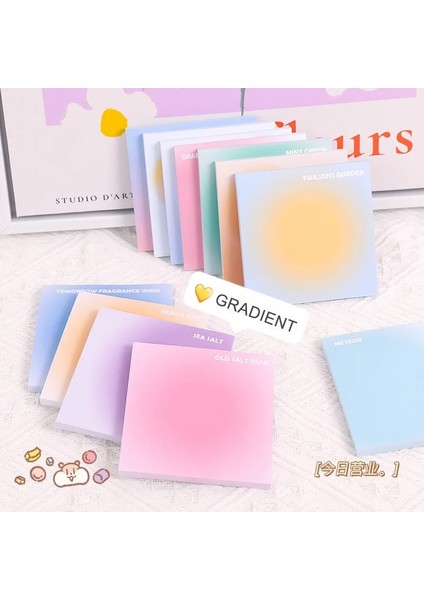 Mavi Stil 50 Sayfa Degrade Renkli Mesaj N Kez Yapışkan Not Etiket Yer Işareti Kendinden Yapışkanlı Not Not Bloknotları Işaretleyin Okul Kırtasiye (Yurt Dışından) fiyatları