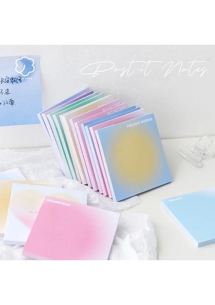 Mavi Stil 50 Sayfa Degrade Renkli Mesaj N Kez Yapışkan Not Etiket Yer Işareti Kendinden Yapışkanlı Not Not Bloknotları Işaretleyin Okul Kırtasiye (Yurt Dışından) fırsatları