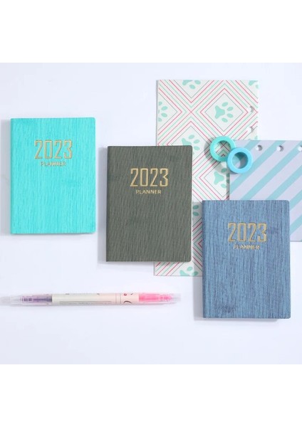 No.6 Stili A7 2023 Günlük Haftalık Aylık Planlayıcısı Dizüstü A7 Taşınabilir Takvim Kitap Dergisi Not Defteri Süt Programı Kitap Ofis Kırtasiye (Yurt Dışından) fiyatları