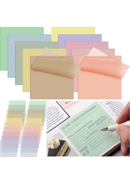 Pembe Tarzı 50 Yaprak Su Geçirmez Şeffaf Yayınlandı Yapışkan Not Defterleri Bloknotlar Papeleria Dergisi Öğrenci Kırtasiye Ofis Malzemeleri (Yurt Dışından) fırsatları