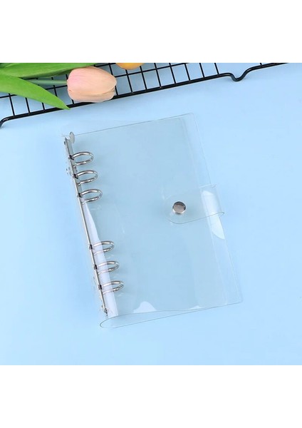 Şeffaf Stil A7 A7A6A5 Gül Altın Mor Mavi Işıltılı Bling Binder Defter Kapağı Günlüğü Gündem Planlayıcısı Kağıt Kapağı Okul Kırtasiye (Yurt Dışından)