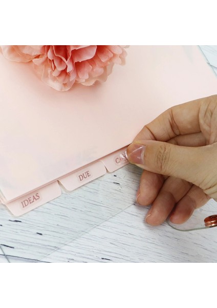 Altın Tarzı A5 A6 A7 Pembe Endeks Bölücü Sevimli 6 Delik Bağlayıcı Planlayıcısı Dizüstü Kırtasiye Defter Kağıdı Bölücü Aksesuarları (Yurt Dışından) indirimleri