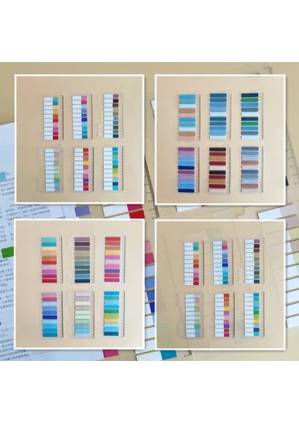 6'lı Paket Tarzı 6packsset Yayınlandı Şeffaf Yapışkan Notlar Kendinden Yapışkanlı Kitap Ayraçları Ek Açıklama Okuma Kitabı Temizle Sekme Kawaii Sevimli Kırtasiye (Yurt Dışından) fırsatları