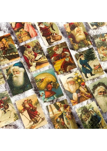 B Tarzı Eets Noel Partisi Retro Malzeme Kitap Bloknot Mesaj Notları Dekoratif Kırtasiye Scrapbooking Günlüğü Albümü Etikel (Yurt Dışından) modelleri