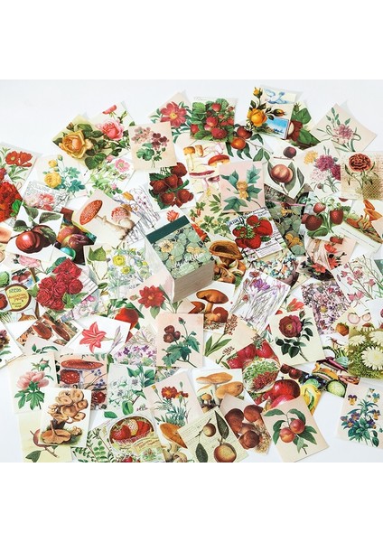 Bir Stil Eets Malzeme Kağıt Bloknot Vintage Bitki Totem Dıy Dekorasyon Dergisi Scrapbooking Planlayıcısı Kağıt Gevreği Kırtasiye (Yurt Dışından)