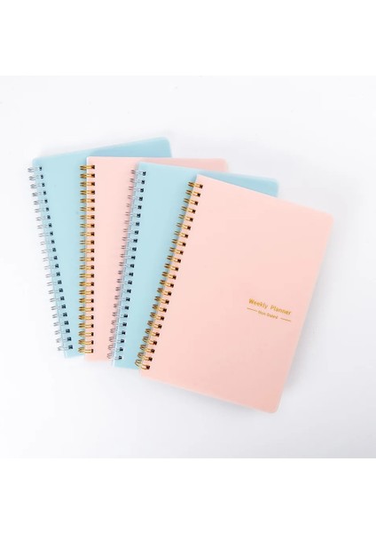 Pembe-Ispanyol Tarzı Yeni Gündem A5 Günlük Haftalık Planlayıcı Gündem Dizüstü Haftalık Hedefler Alışkanlık Programları Öğrenciler Kırtasiye Ofis Okul Malzemeleri (Yurt Dışından) modelleri