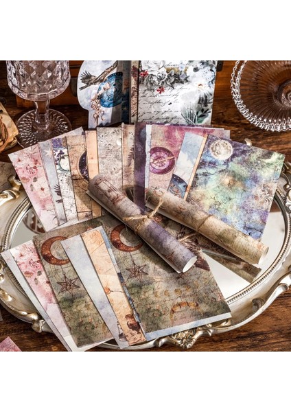 F Tarzı Journamm 50 Sayfa Vintage Kağıt Kolaj Kraft El Işi Kağıdı Dıy Scrapbooking Malzeme Dekor Önemsiz Dergisi Okul Işaretleme Kırtasiye Kağıdı (Yurt Dışından) modelleri