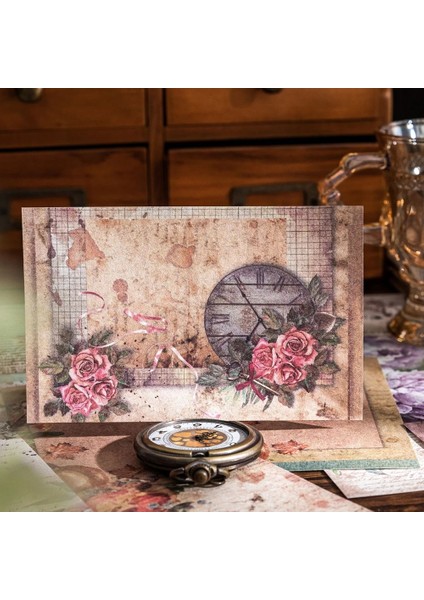 F Tarzı Journamm 50 Sayfa Vintage Kağıt Kolaj Kraft El Işi Kağıdı Dıy Scrapbooking Malzeme Dekor Önemsiz Dergisi Okul Işaretleme Kırtasiye Kağıdı (Yurt Dışından) fırsatları