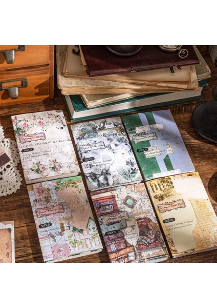 F Tarzı Journamm 50 Sayfa Vintage Kağıt Kolaj Kraft El Işi Kağıdı Dıy Scrapbooking Malzeme Dekor Önemsiz Dergisi Okul Işaretleme Kırtasiye Kağıdı (Yurt Dışından) indirimleri