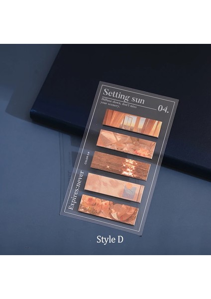 D Tarzı Mr Kağıt Lot Sevimli Sabit Bloknot Ins Tarzı Çiçekler Kar Dağları Bulutlar Gün Batımı Dalgalar Ofis Kırtasiye Malzemeleri (Yurt Dışından)