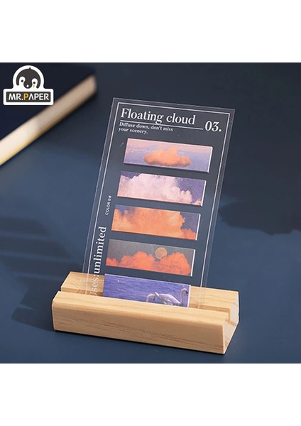 D Tarzı Mr Kağıt Lot Sevimli Sabit Bloknot Ins Tarzı Çiçekler Kar Dağları Bulutlar Gün Batımı Dalgalar Ofis Kırtasiye Malzemeleri (Yurt Dışından) fırsatları