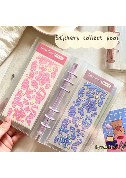 Mavi Stil Mınkys Yeni Varış Kawaii Çıkartmalar Fatura Kartları Kitap Kartları Toplamak Organizatör Kitap Okul Kırtasiye (Yurt Dışından) fiyatları