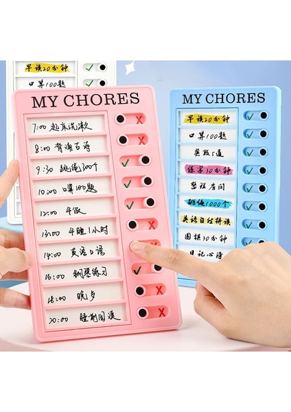 10 Adet Tarzı Kawaii Öz Disiplin Kontrol Listesi Not Panosu Günlük Planlayıcı Yapılacaklar Listesi Kore Kırtasiye Görevi Ayrılabilir Planlama Kurulu Ofis (Yurt Dışından) modelleri