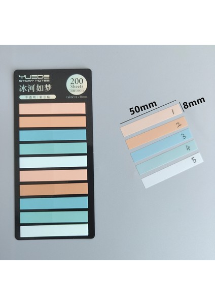 No.2 Tarzı Eets Yayınlandı Şeffaf Yapışkan Notlar Kendinden Yapışkanlı Açıklama Kitap Okuma Yer Imleri Sekmeler Not Defteri Estetik Kırtasiye (Yurt Dışından)