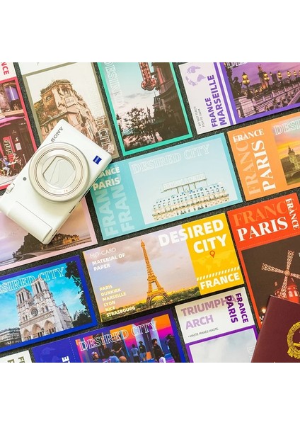 Şehir Için Özlem Not Defteri Dekoratif Kırtasiye Scrapbooking Günlüğü Albümü Etikel Retro Sanat Manzara Malzeme Kağıt (Yurt Dışından) fiyatları