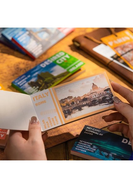 Şehir Için Özlem Not Defteri Dekoratif Kırtasiye Scrapbooking Günlüğü Albümü Etikel Retro Sanat Manzara Malzeme Kağıt (Yurt Dışından) fırsatları