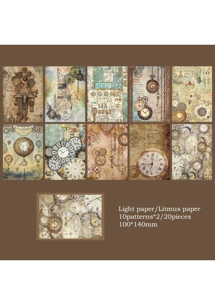 D Tarzı Journamm Ack Vintage Malzemeler Turnusol Kağıdı Dekor Kırtasiye Dıy Scrapbooking Kolaj Günlük Tutma Estetik Kraft El Işi Kağıdı (Yurt Dışından)