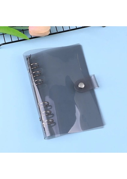 Siyah Stil A7 1 Adet Şeffaf Renkli Plastik Klips Dosya Klasörü A5 A6 Dizüstü Gevşek Yaprak Halka Bağlayıcı Planlayıcısı Gündem Okul Ofis Kırtasiye (Yurt Dışından)