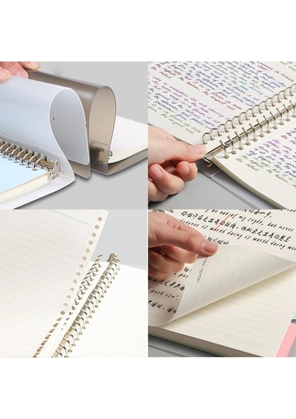 SARI-10PCS Tarzı B5 Gevşek Yaprak Defter A4 A5 B5 Değiştirilebilir Dolum Bağlayıcı Halka Planlayıcısı Bujo 6 Stilleri Mevcut Ofis Okul Malzemeleri Kırtasiye (Yurt Dışından) fırsatları