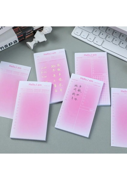 No.5 Tarzı 50 Sayfa Kore Kırtasiye Sevimli Çalışma Notları Bugünün Hafta Planı Not Defteri Ev Alışveriş Listesi Kayıt Ofis Kırtasiye Okul Malzemeleri (Yurt Dışından) modelleri