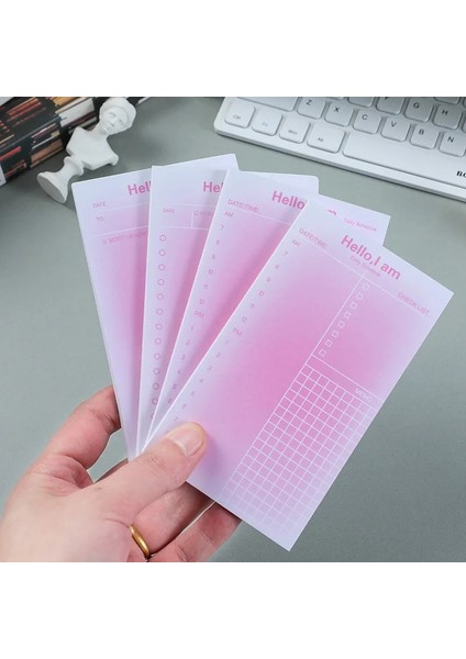 No.5 Tarzı 50 Sayfa Kore Kırtasiye Sevimli Çalışma Notları Bugünün Hafta Planı Not Defteri Ev Alışveriş Listesi Kayıt Ofis Kırtasiye Okul Malzemeleri (Yurt Dışından) fırsatları