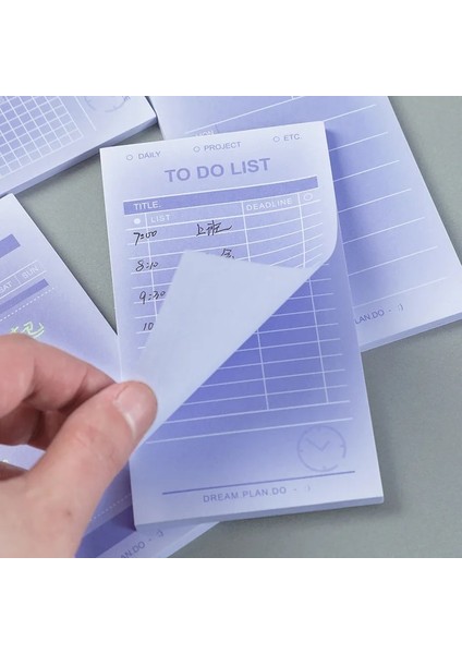 No.5 Tarzı 50 Sayfa Kore Kırtasiye Sevimli Çalışma Notları Bugünün Hafta Planı Not Defteri Ev Alışveriş Listesi Kayıt Ofis Kırtasiye Okul Malzemeleri (Yurt Dışından) indirimleri