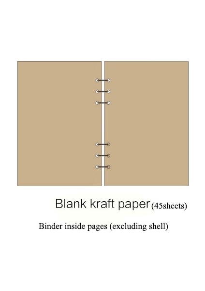 Zanaat Tarzı A6 45 Sayfa A5 A6A7 Gevşek Yaprak Defter Dolum Spiral Ciltleyici Iç Sayfa Haftalık Aylık Yapılacaklar Çizgi Nokta Izgara Içinde Kağıt Kırtasiye (Yurt Dışından)