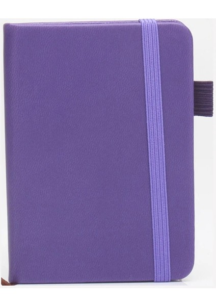 Mor Tarzı A7 Mini Dizüstü Taşınabilir Cep Not Defteri Pu Kapak Günlüğü Kitap El Yazısı Kelime Kitabı Bloknot Ofis Öğrenci Okul Kırtasiye (Yurt Dışından)