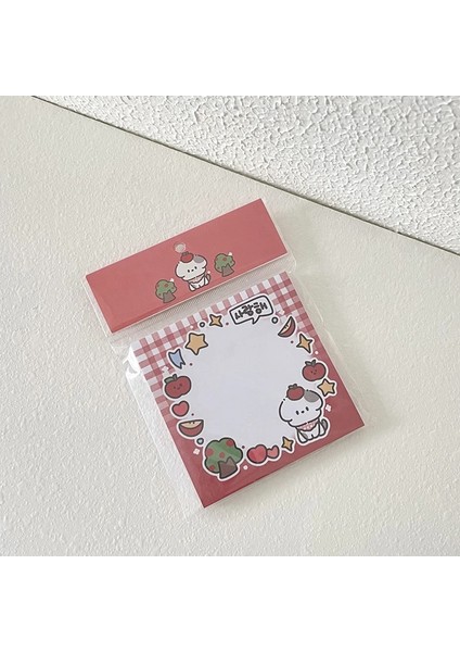 B Tarzı Kawaii Yavru Tavşan Kedi Bloknot Yapışkan Notlar Dekor Mesaj Notları Kağıt Yapılacaklar Listesi Not Defteri Okul Kırtasiye (Yurt Dışından)