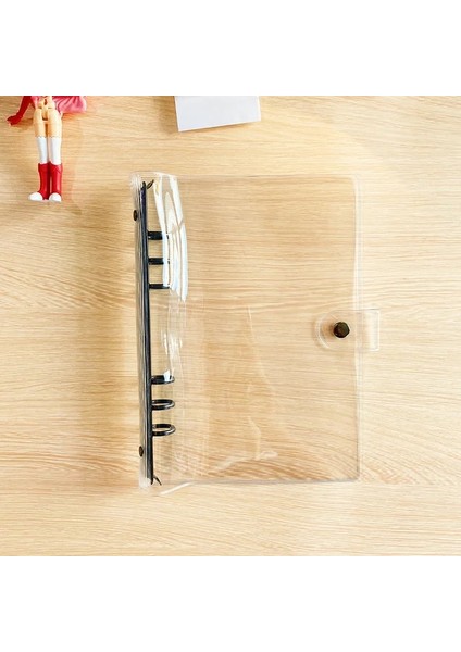 Siyah Stil A6 A5 A6 Gevşek Yaprak Defter Kapağı ve Fotoğraf Etiket Toplama Kitap Günlüğü Gündem Planlayıcısı Kağıt Okul Kırtasiye (Yurt Dışından)