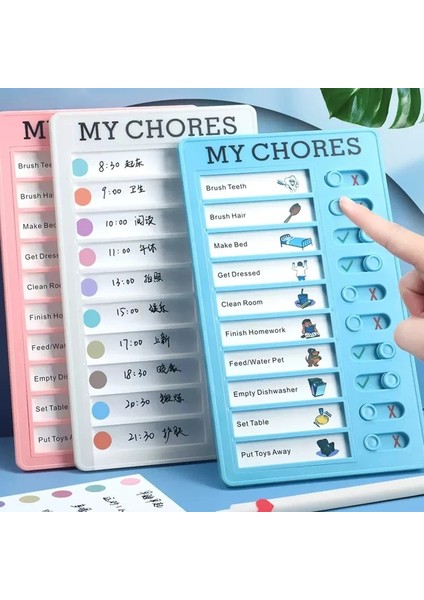 Yeşil Tarzı Kawaii Öz Disiplin Kontrol Listesi Not Panosu Günlük Planlayıcı Yapılacaklar Listesi Kore Kırtasiye Görevi Ayrılabilir Planlama Kurulu Ofis (Yurt Dışından) fiyatları