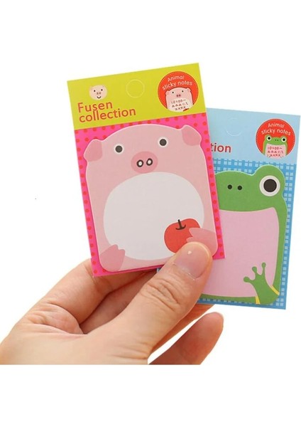 Kurbağa Stili 8 Parça Etiket Sevimli Hayvan Yapışkan Notlar Not Defteri Bloknot Panda Kedi Kitty Kırtasiye (Yurt Dışından) fırsatları