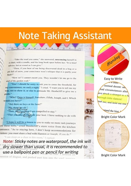 Mavi Stil 50 Yaprak Şeffaf Pet Yayınlandı Yapışkan Not Dizin Sekmeler Pedler Bloknotlar Papeleria Dergisi Okul Ofis Kırtasiye (Yurt Dışından) fırsatları