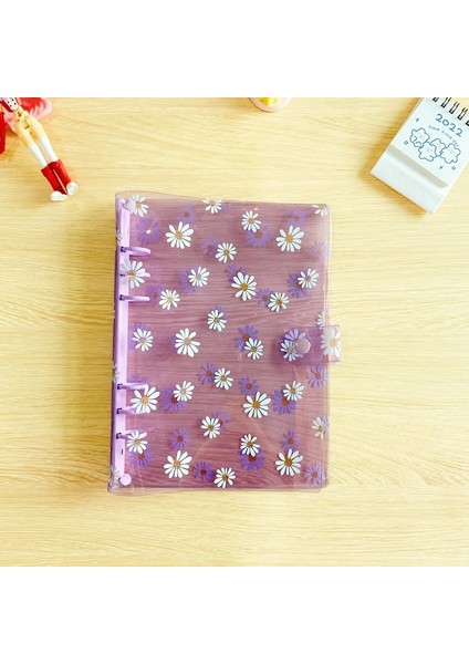 Bifeng Shop Pembe Tarzı A6 A5 A6 Gevşek Yaprak Defter Kapağı ve Fotoğraf Etiket Toplama Kitap Günlüğü Gündem Planlayıcısı Kağıt Okul Kırtasiye (Yurt Dışından)