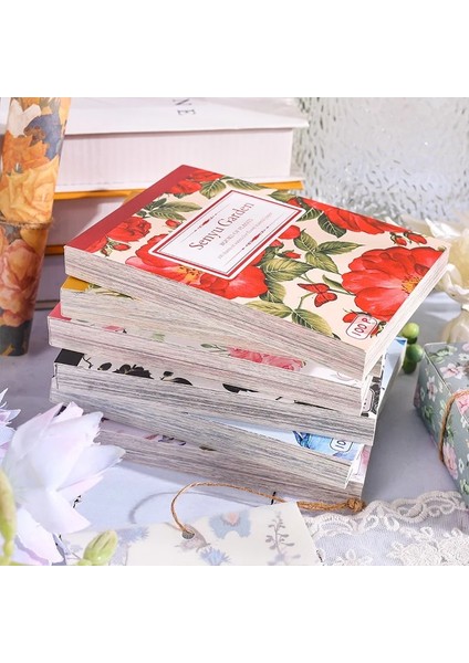 C Tarzı Nedıe Ack Çiçek Kraft El Işi Kağıdı Seti Dıy Scrapbooking Sanat Estetik Kolaj Kırtasiye Dekor Önemsiz Dergisi Arka Plan Kağıdı (Yurt Dışından)