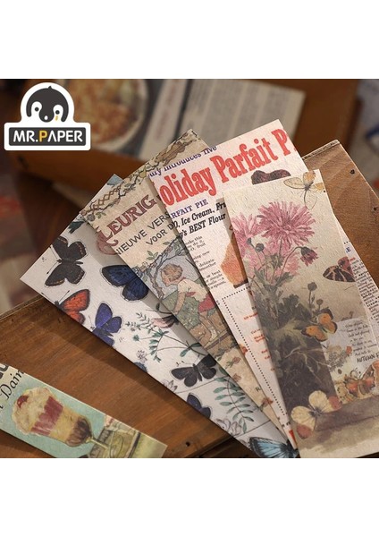 E Tarzı Mr.paper 6 Tasarım Çekirdek Moye Dream Koleksiyonu Serisi Notlar Not Defteri Gevşek Yaprak Ofis Malzemeleri Kırtasiye Dekoratif Kolaj Notları (Yurt Dışından) fiyatları