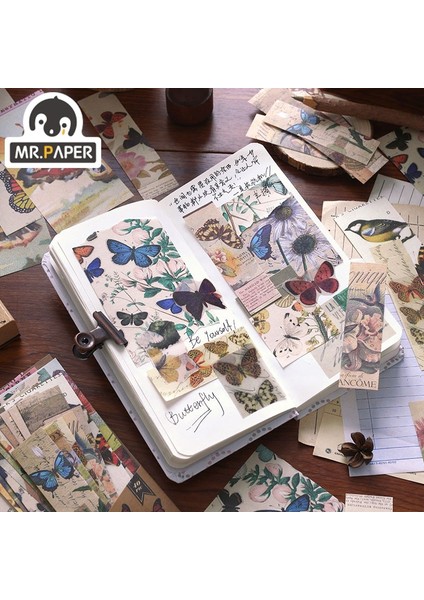 E Tarzı Mr.paper 6 Tasarım Çekirdek Moye Dream Koleksiyonu Serisi Notlar Not Defteri Gevşek Yaprak Ofis Malzemeleri Kırtasiye Dekoratif Kolaj Notları (Yurt Dışından) indirimleri