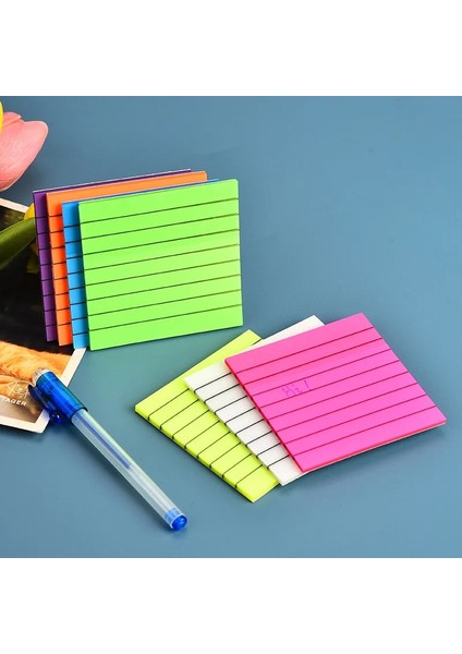 Yeşil Tarzı 50 Yaprak Şeffaf Su Geçirmez Yayınlanan Yapışkan Not Pedleri Not Defterleri Okul Kırtasiye Ofis Malzemeleri Için Pozisyonlar (Yurt Dışından)