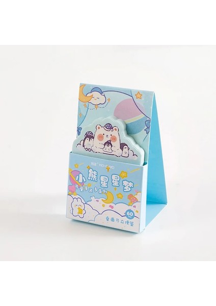 D Tarzı 60 Sayfa Sevimli Hayvan Karikatür Bloknot Dekorasyon Not Defteri Mesaj Not Kağıdı Dıy Malzeme Günlüğü Scrapbooking Kırtasiye (Yurt Dışından)
