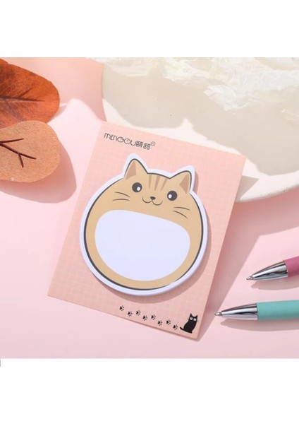 No.5 Tarzı 30 Yaprak Paketi Karikatür Kedi Yapışkan Zarif Li Yapışkan Notlar Notlar Kırtasiye Etiket Okul Malzemeleri (SS-924) (Yurt Dışından)