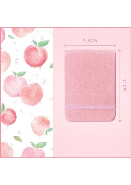 Pembe Tarzı A7 96 Sayfa A7 Mini Cep Meyve Renkli Defter Dergileri Aylık Haftalık Günlük Planlayıcı Çalışma Yapılacak Çalışma Bloknotlar Gündem Kırtasiye (Yurt Dışından)