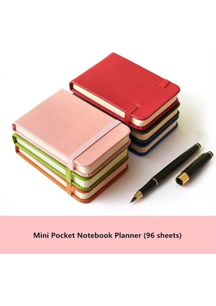 Pembe Tarzı A7 96 Sayfa A7 Mini Cep Meyve Renkli Defter Dergileri Aylık Haftalık Günlük Planlayıcı Çalışma Yapılacak Çalışma Bloknotlar Gündem Kırtasiye (Yurt Dışından) fiyatları