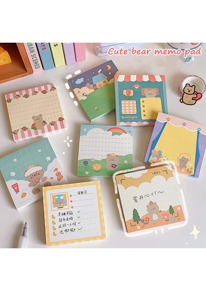 Pembe Tarzı Yisuremia Yeni Eets Kawaii Sevimli Ayı Bloknot Notlar Kağıt Bunu Yapmak Için Kontrol Listesi Mesaj Not Defteri Escolar Papelaria Kırtasiye (Yurt Dışından) fiyatları