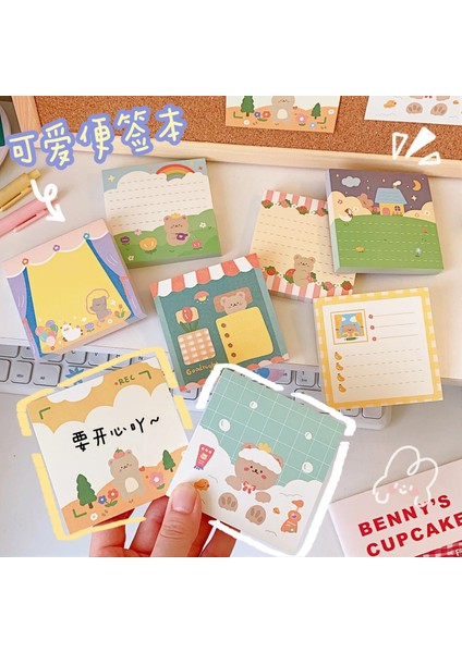 Pembe Tarzı Yisuremia Yeni Eets Kawaii Sevimli Ayı Bloknot Notlar Kağıt Bunu Yapmak Için Kontrol Listesi Mesaj Not Defteri Escolar Papelaria Kırtasiye (Yurt Dışından) fırsatları
